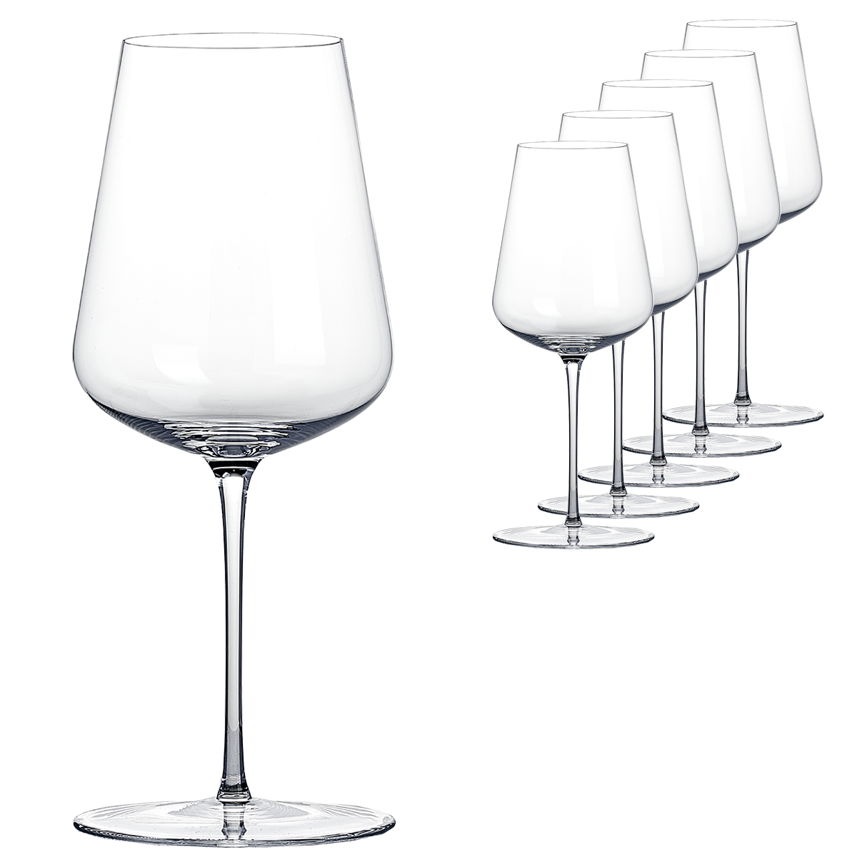 Grassl Glass Elemental Series Versatile Wine Tasting Glass - Set of 6