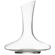The Lehmann Glass Vignoble Crystal Wine Decanter 1.5L by Lehmann Glass features a lead-free crystal design with a wide, flat base and a tall, narrow neck angled to one side.