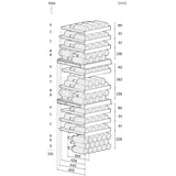 Liebherr Vinidor Selection 104 Bottle Multi Temperature Freestanding Wine Cabinet - WPgbi 5273