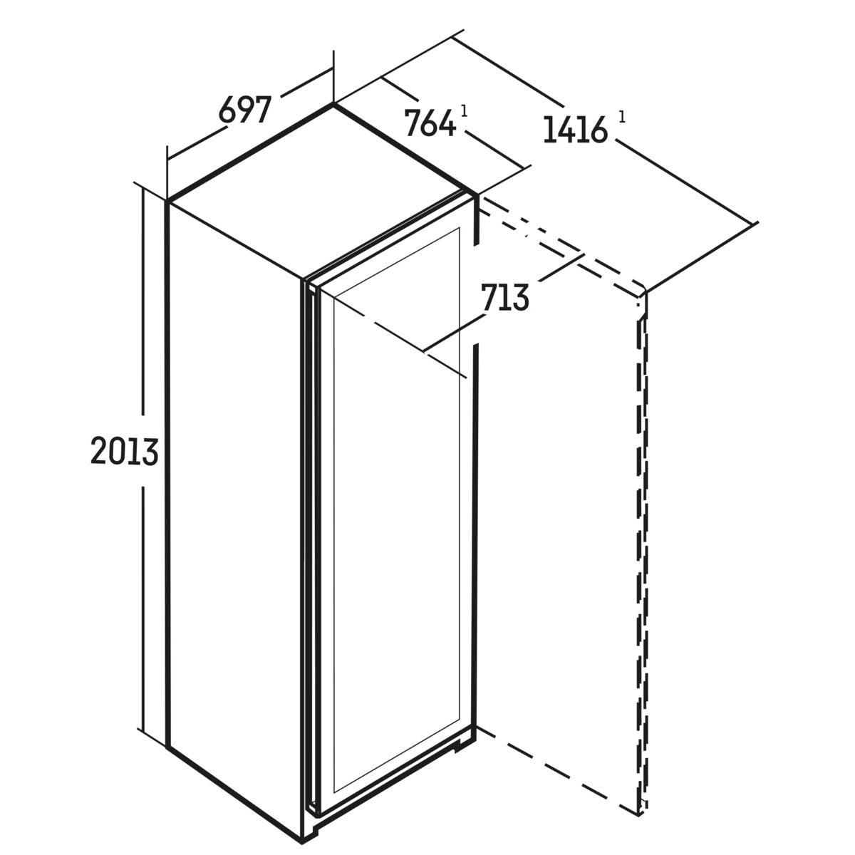 Liebherr Vinidor Selection 204 Bottle Multi Temperature Freestanding Wine Cabinet - WPgbi 7472