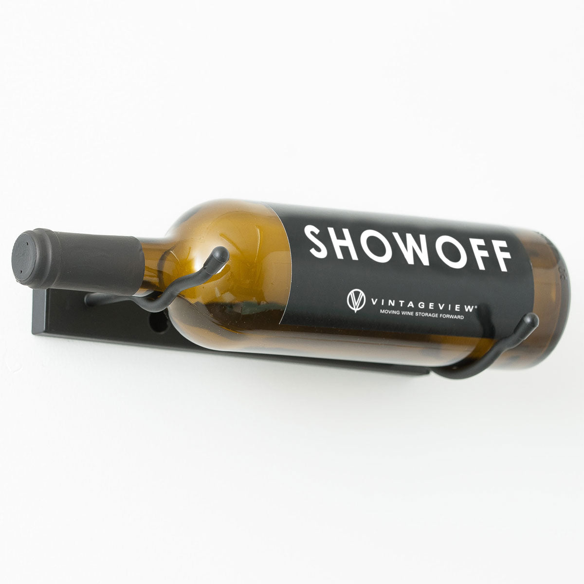 VintageView Wall Mounted W Series Single Bottle Wine Rack