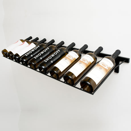 VintageView Wall Mounted W Series Presentation Wine Rack - 3 > 9 Bottles