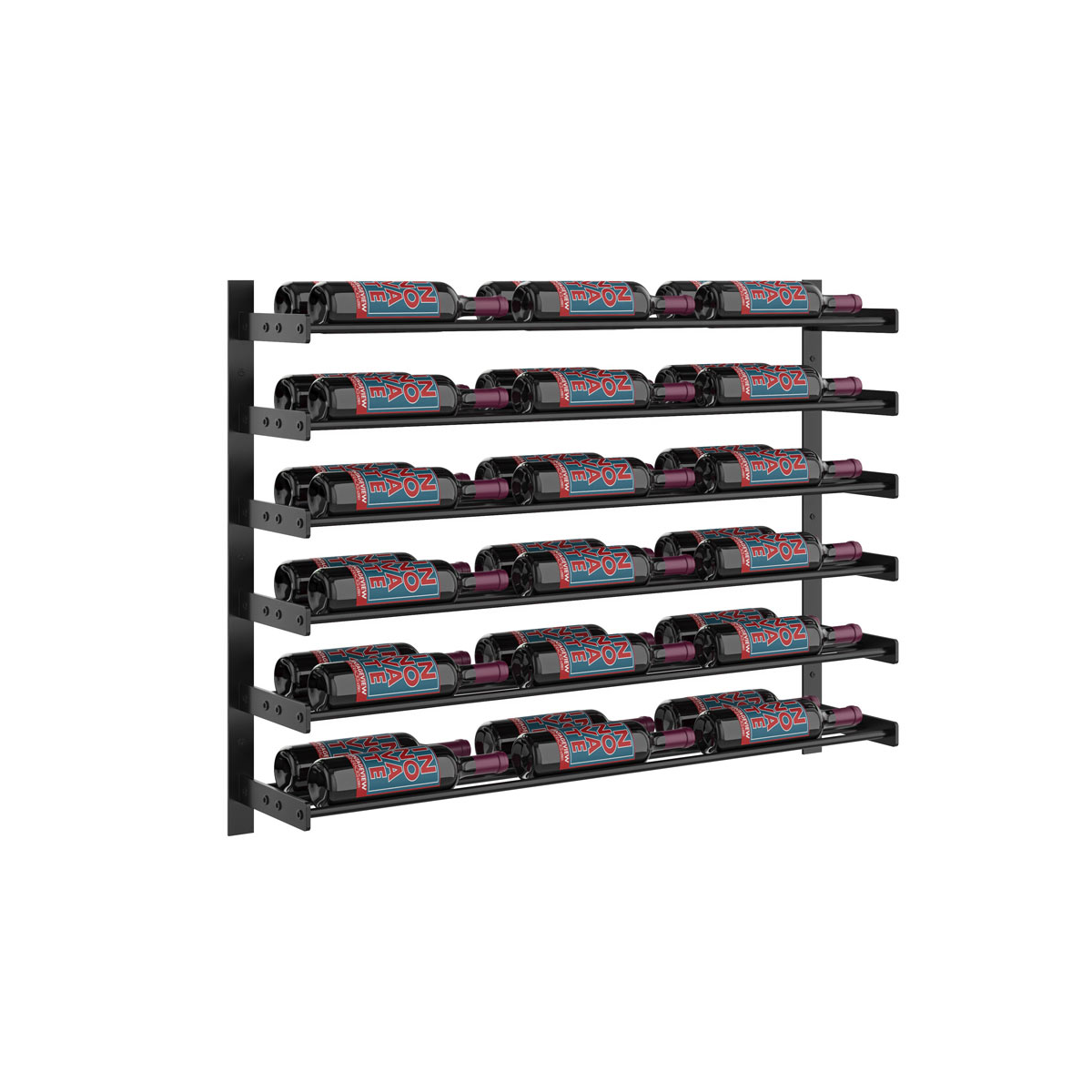 VintageView Evolution Wall Mounted Wine Wall 762mm - 3 Column, 18 > 54 Bottle Wine Rack