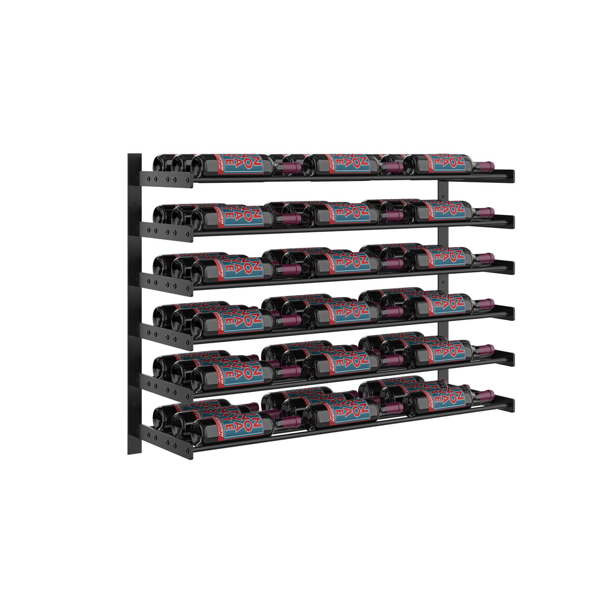 VintageView Evolution Wall Mounted Wine Wall 762mm - 3 Column, 18 > 54 Bottle Wine Rack