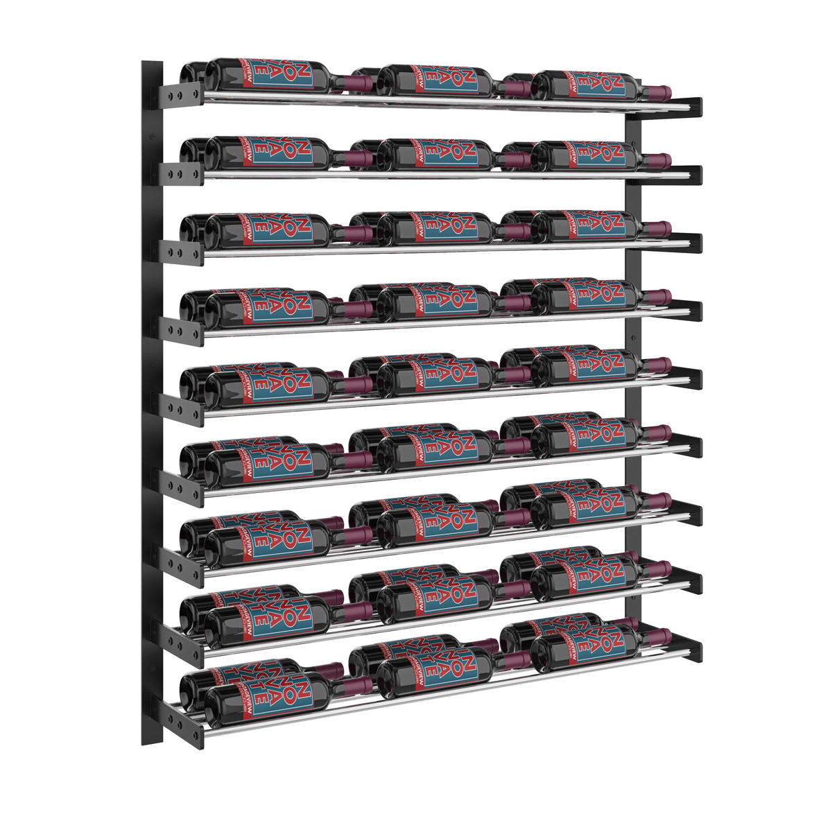 VintageView Evolution Wall Mounted Wine Wall 1143mm - 3 Column, 27 > 81 Bottle Wine Rack