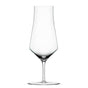 A Zalto Denk Art Cask Stemmed Spirit Glass with a tall, tapered shape and a wide, angular bowl.