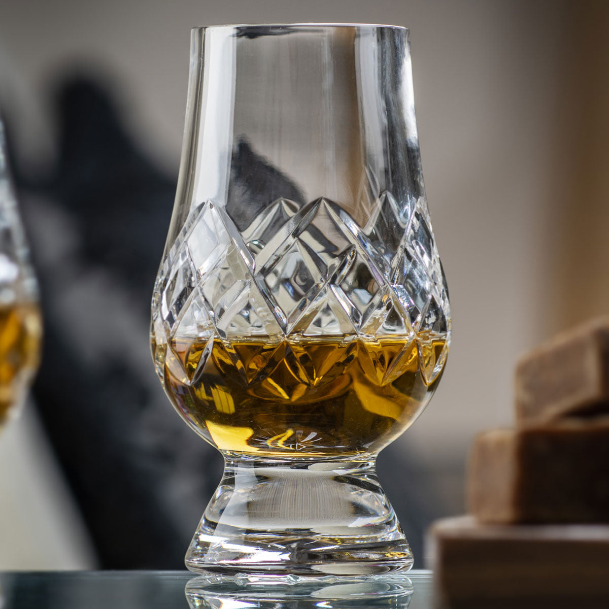 The Glencairn Official Cut Crystal Whisky Glass - Set of 2 (Travel Case)