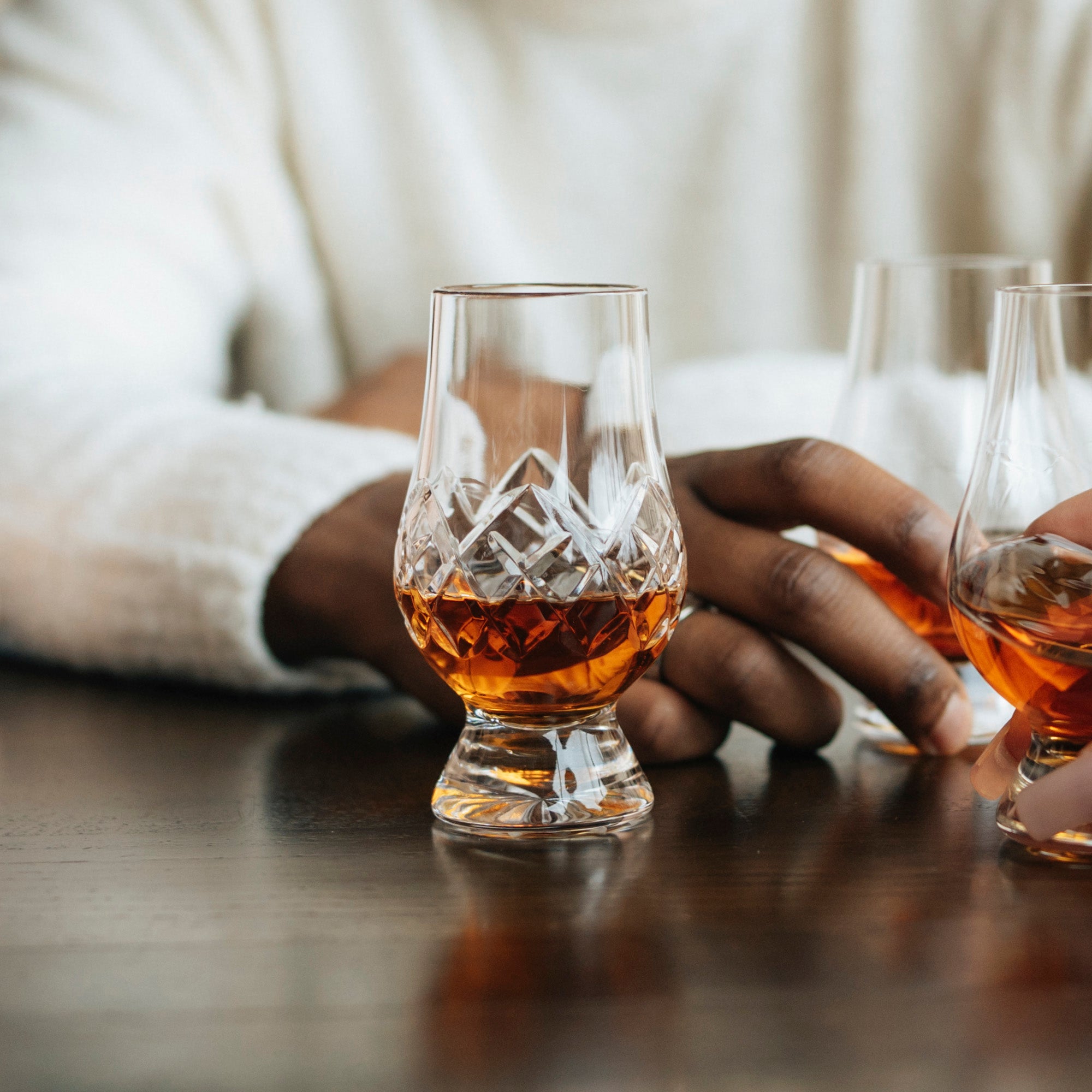 「glencairn crystal studio q・e・2　空き瓶」 Glencairn Official Cut Crystal Whisky Glass - Set of 2