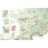 De Long’s Wine Map of France highlights major wine regions with vibrant colors and labels for Bordeaux, Champagne, and Burgundy, plus insets for key areas. Explore the diversity of French wine regions with this detailed De Long map.