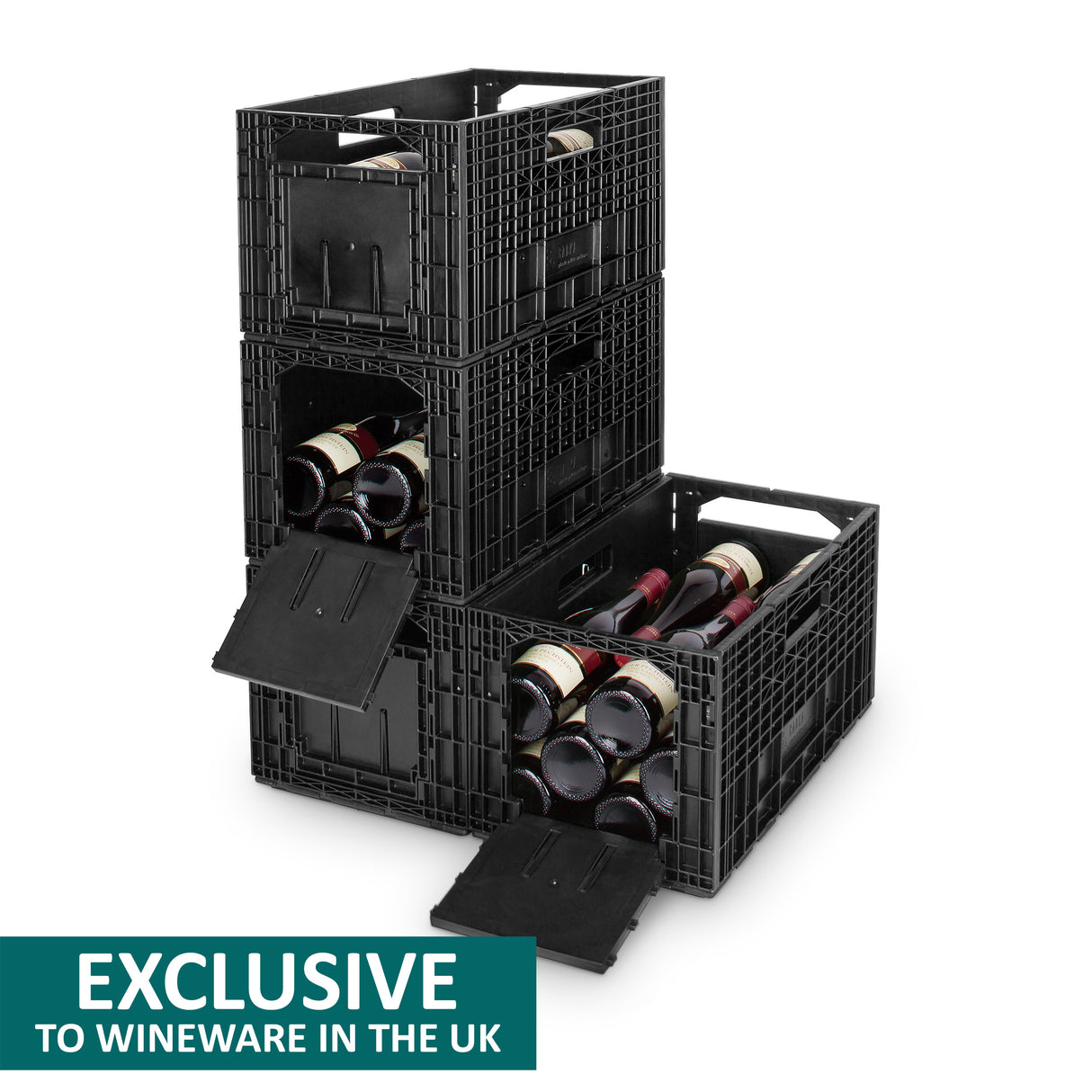 ISOCO Wine Box Wine Storage - 1 Box (12 Bottle Capacity)