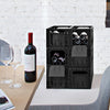 ISOCO Wine Box Wine Storage - 6 Boxes (72 Bottle Capacity - 12 Bottles per Box)