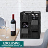 ISOCO Wine Box Wine Storage - 6 Boxes (72 Bottle Capacity - 12 Bottles per Box)