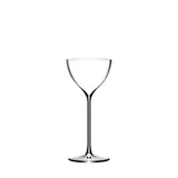 A clear, lead-free crystal Lehmann Glass La Creative New York Nick & Nora Cocktail Glass 170ml with a wide, curved bowl and a slender stem.