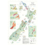 De Long’s Wine Map of New Zealand - Bookshelf Edition