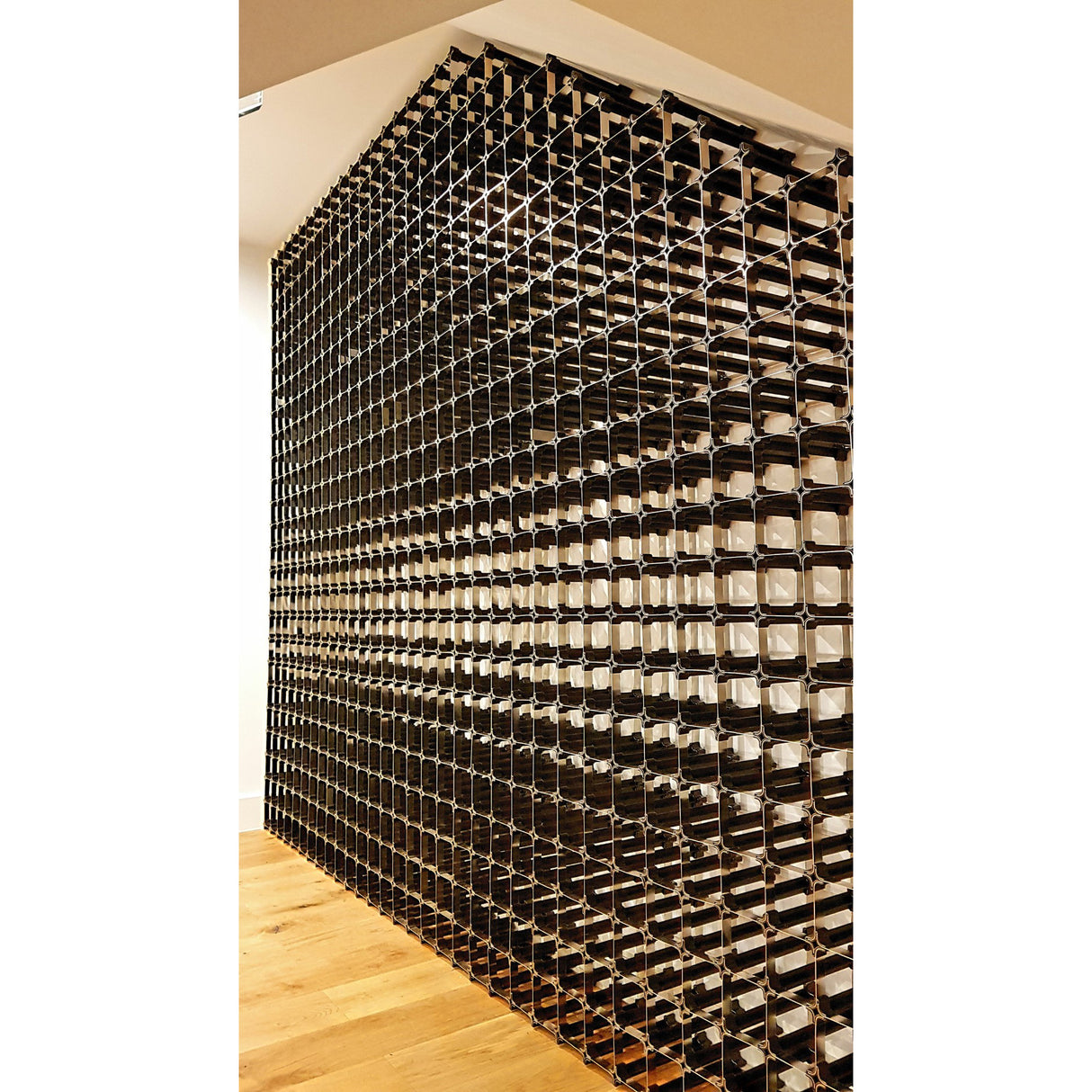 NOOK 50/60 Bottle Self-Assembly Wine Rack - Black