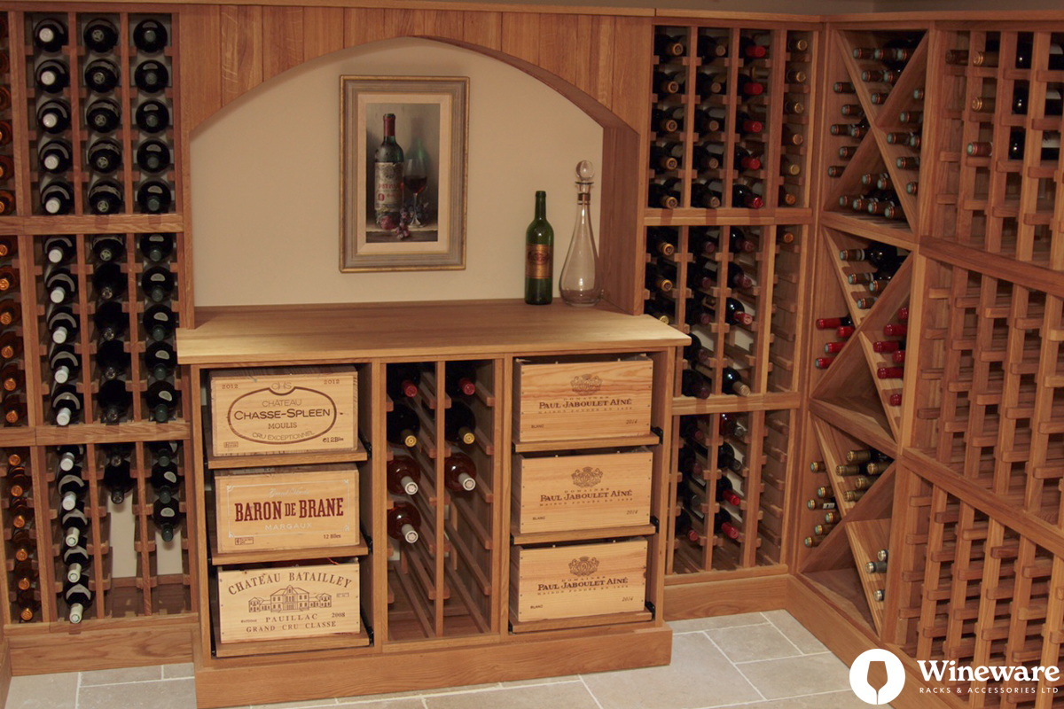 Bespoke Racks Bespoke Oak Wine Racks | Premium bespoke wine storage solutions ...