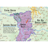 De Long’s Wine Map of the Pacific Northwest - Wine Regions