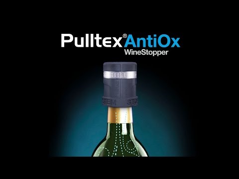 Pulltex AntiOx Wine Preserver & Stopper - Black