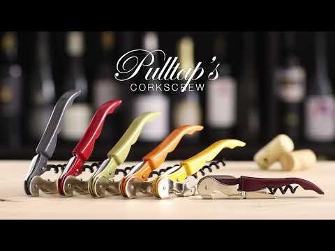 Pulltex Pulltap Wine Essentials Waiter’s Friend Double Lever Corkscrew - Black
