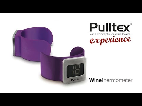 Pulltex Wrap-Around Wine Bottle Thermometer
