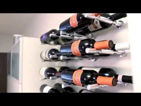 VintageView Wall Mounted Vino Series - Vino Pins 3 Bottle Wine Rack ...